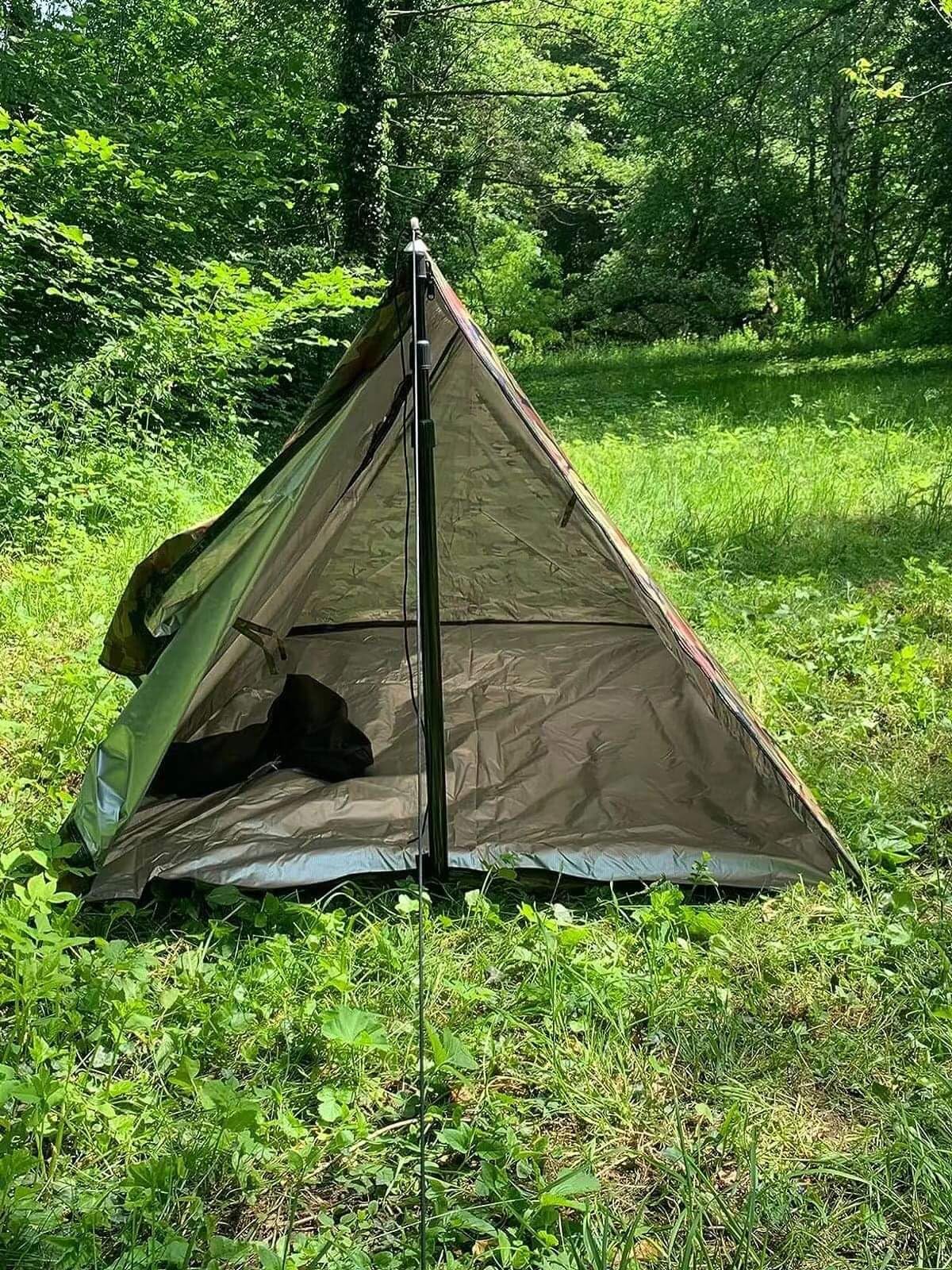 LYN Extra Large Zipper Reusable Survival Emergency Shelter Tent, Thermal Waterproof Fireproof with Paracord and Stake for Camping, Hiking & Bushcraft customer photo 2