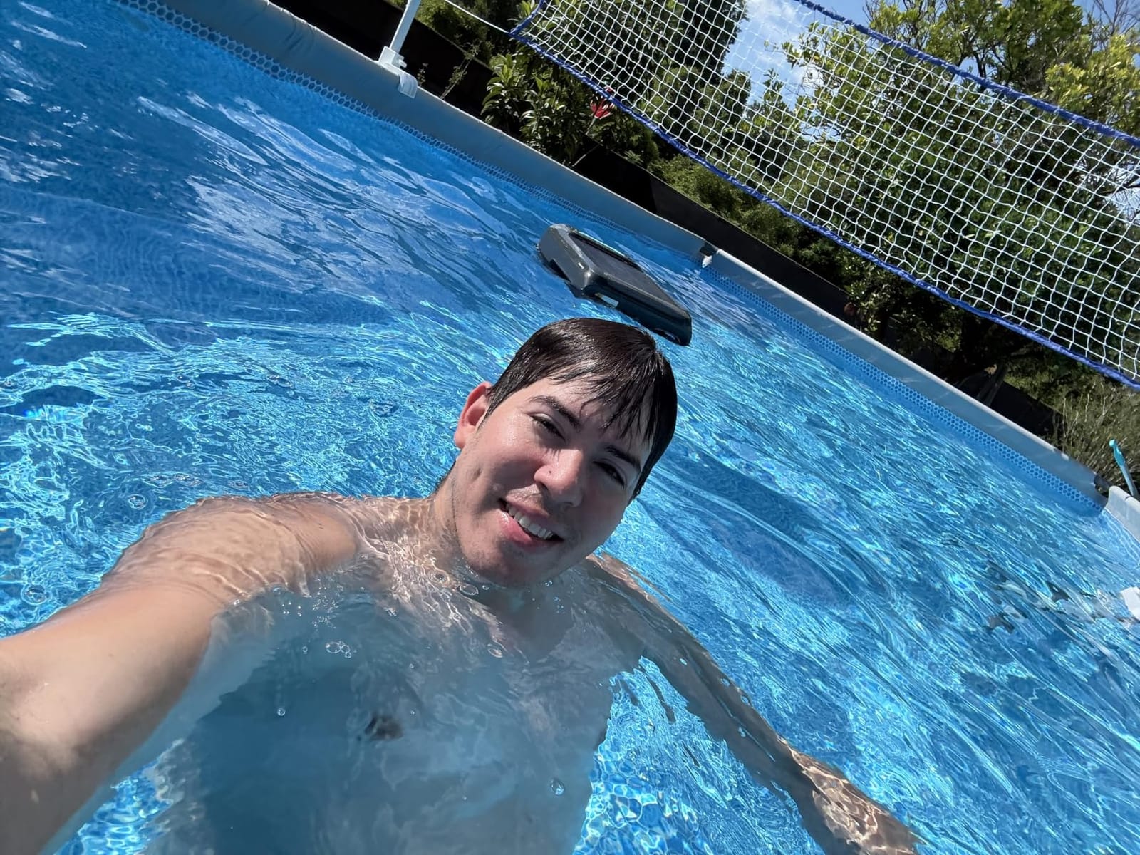 INTEX Ultra XTR 24ft x 12ft x 52in Above Ground Swimming Pool Set w/Pump | 26367EH - 2100 GPH Sand Filter Pump, Saltwater System, Maintenance Kit & Volleyball Game Included - Strong Galvanized Steel customer photo 1