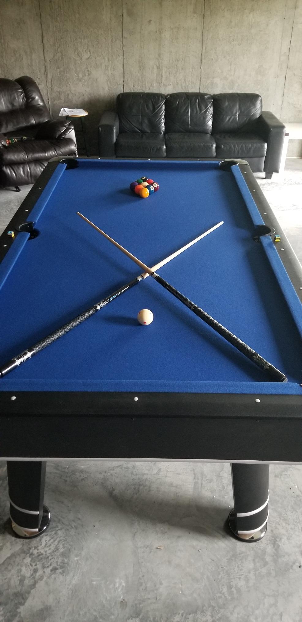 RACK Orion 8-Foot Tournament Billiard/Pool Table (Blue) - Professional Competition Game Table customer photo 1