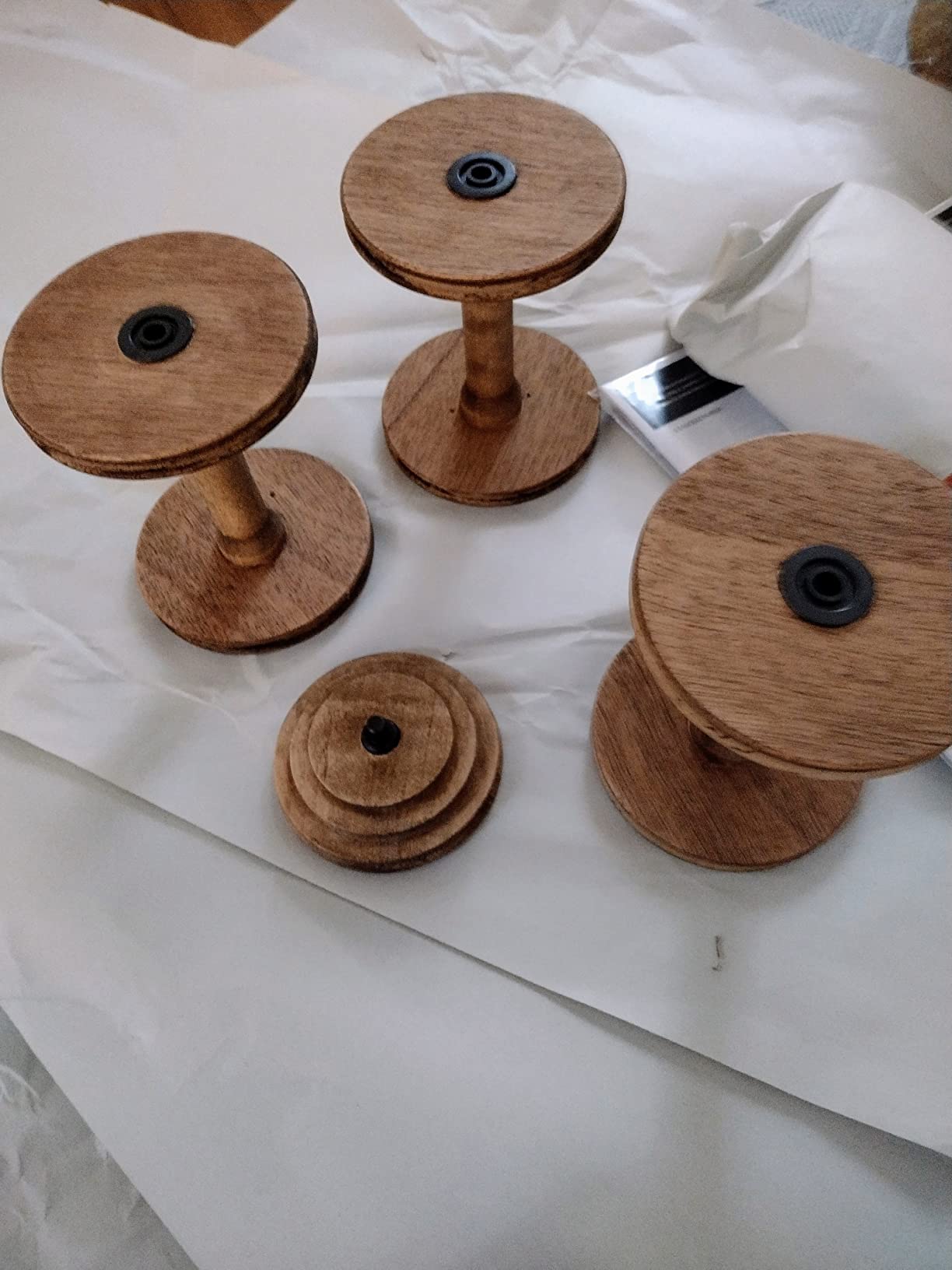 Ashford Kiwi 3 Spinning Wheel - Folding, Compact - Silver Beach Hardwood - Light Brown customer photo 2