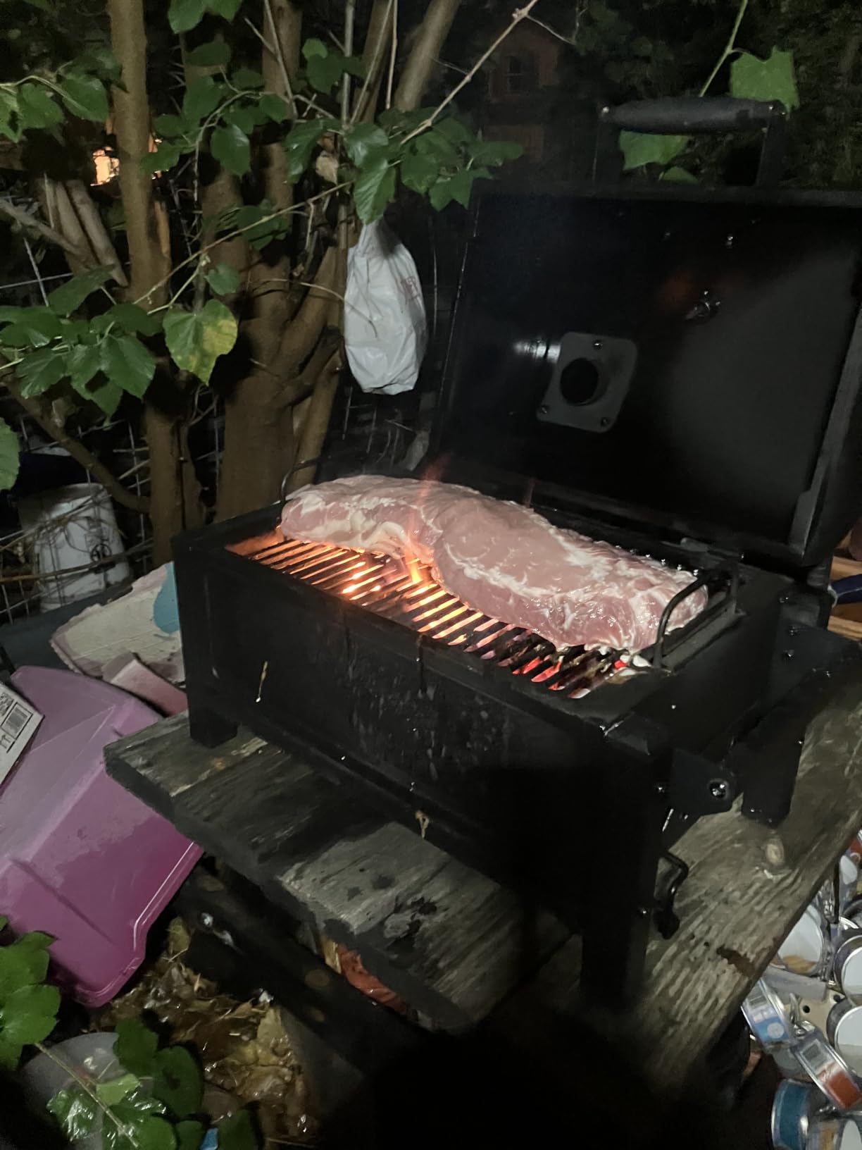 Oklahoma Joe's Rambler Portable Charcoal Grill with 218 sq. in. Cooking Area in Black customer photo 1