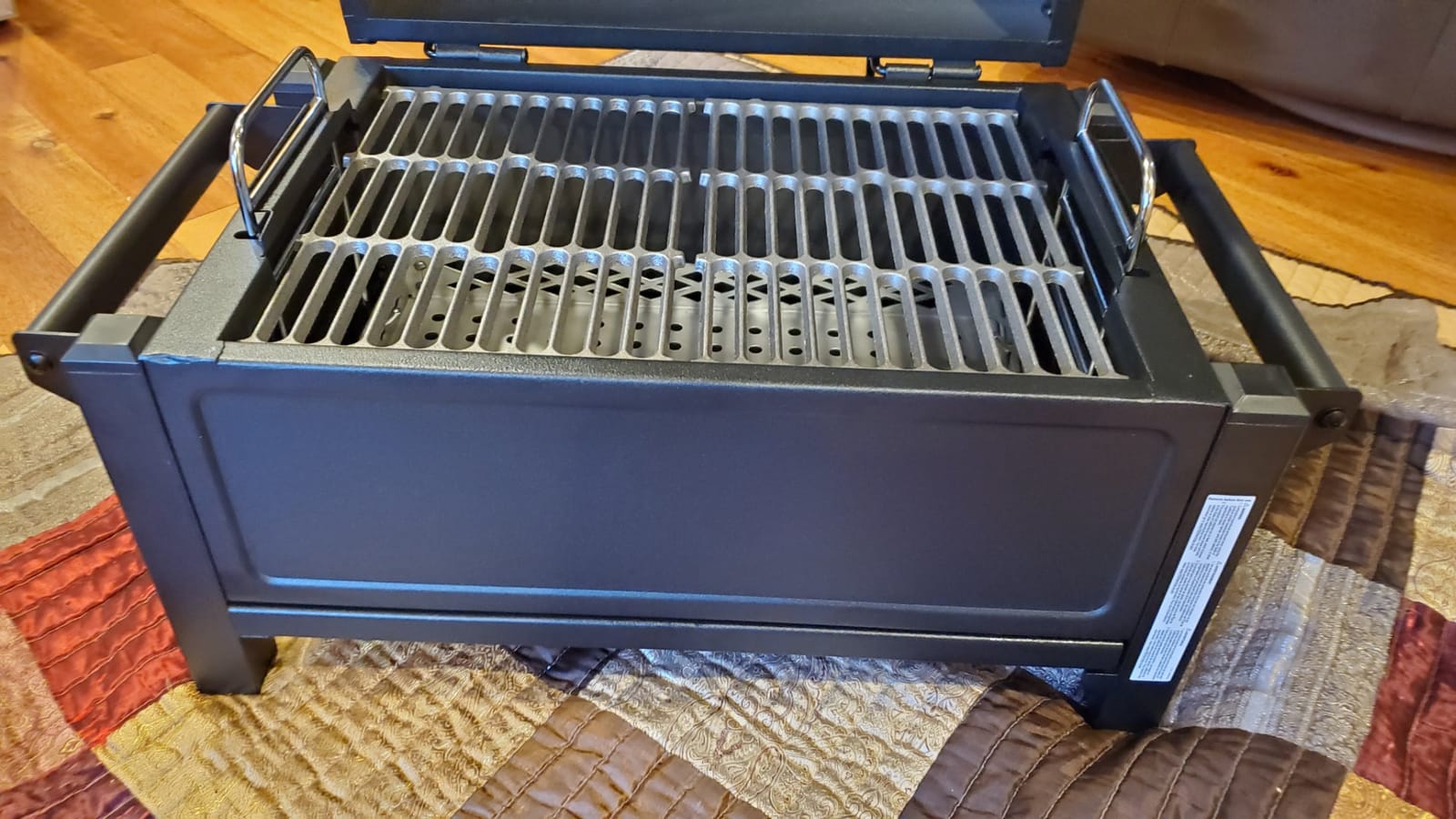 Oklahoma Joe's Rambler Portable Charcoal Grill with 218 sq. in. Cooking Area in Black customer photo 2