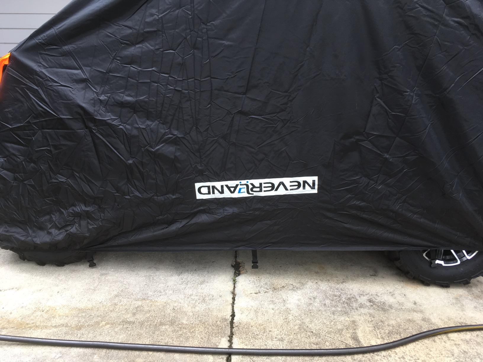 NEVERLAND UTV Cover Heavy Waterproof Denier Oxford Cloth for Polaris RZR Yamaha Can-Am Defender Kawasaki Ranger Cover 4-6 Passenger Black customer photo 1