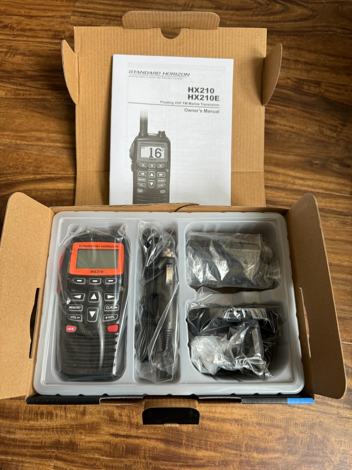 Standard Horizon HX210 6W Compact Floating Marine Handheld VHF customer photo 2