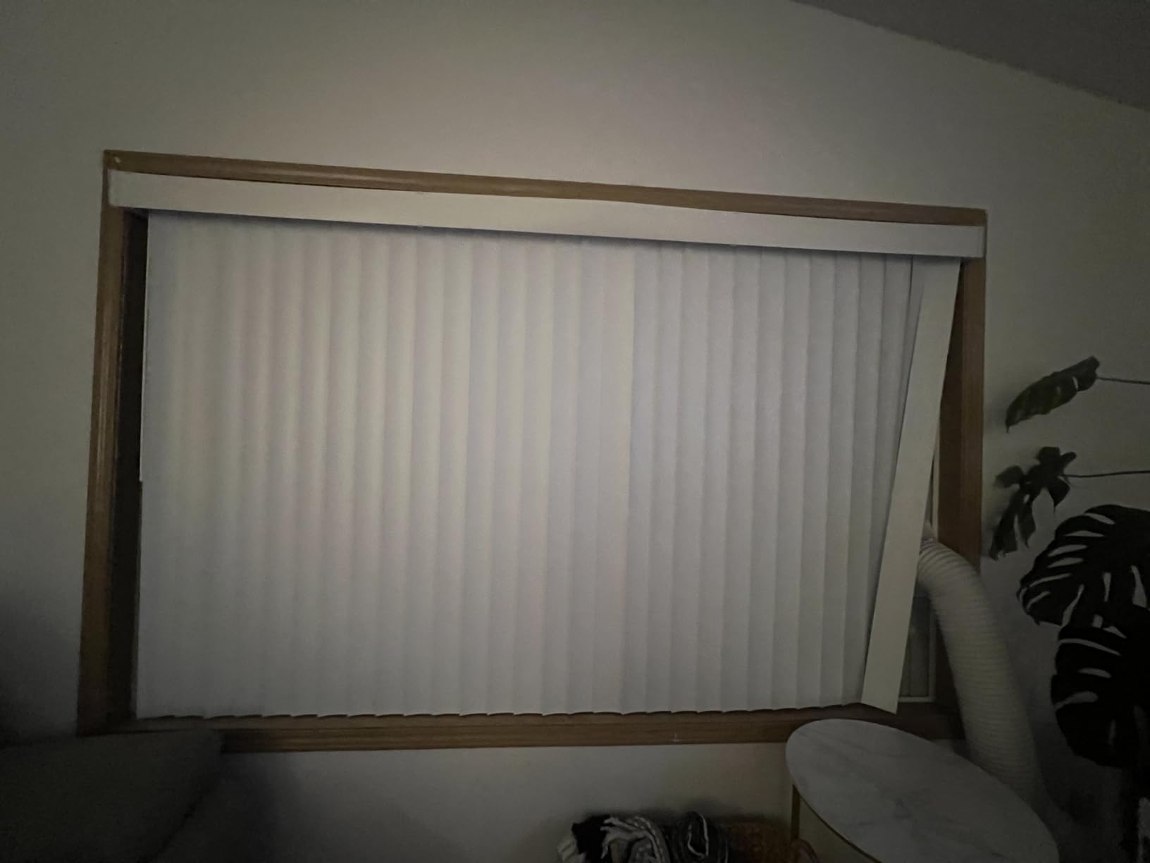 BrylaneHome Embossed Vertical Privacy Slat Blinds | 78