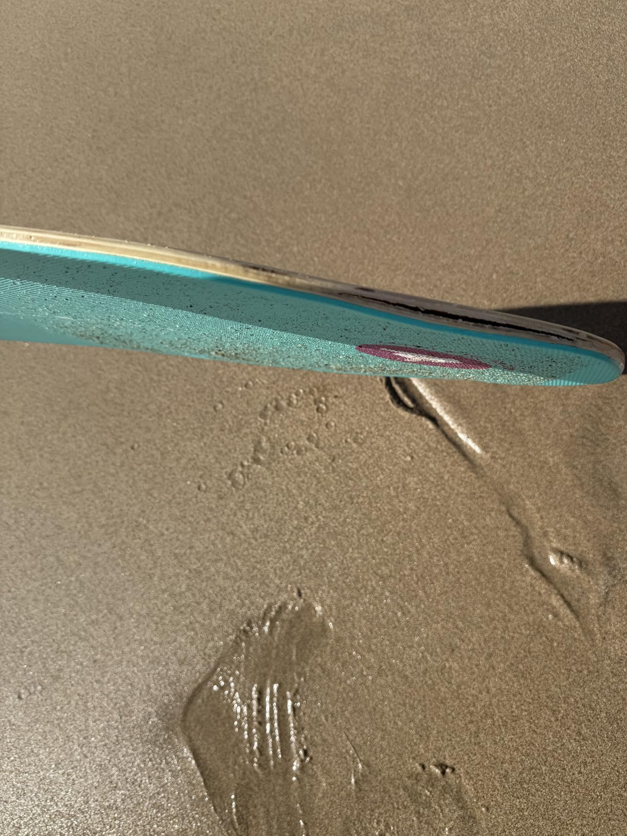 BPS New Zealand 'Shaka' Skimboard with Colored EVA Grip Pads and High Gloss Clear Coat Wooden Skim Boards for Beach Adventures customer photo 2