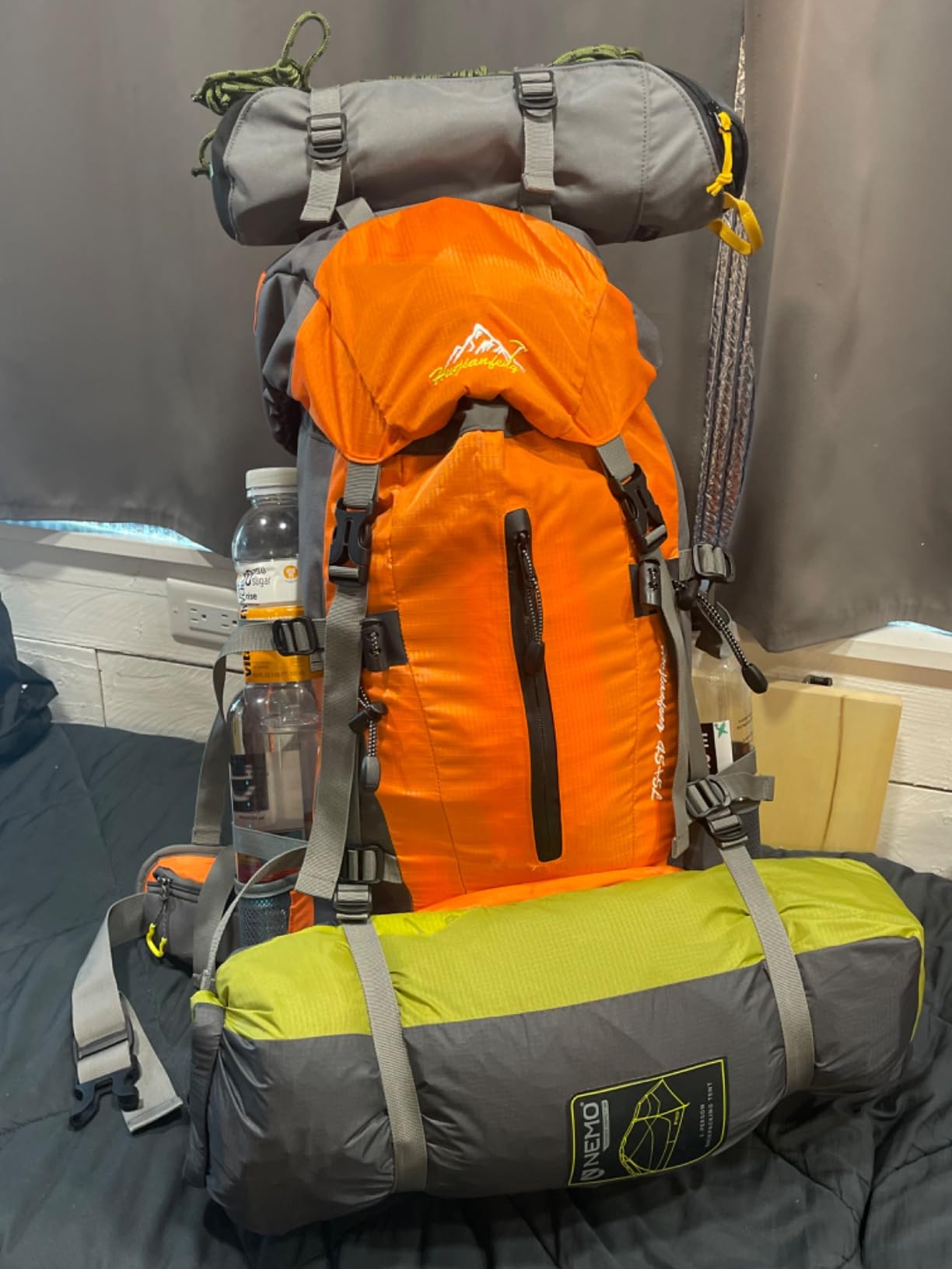 WoneNice 50L(45+5) Waterproof Hiking Backpack - Outdoor Sport Daypack with Rain Cover customer photo 2