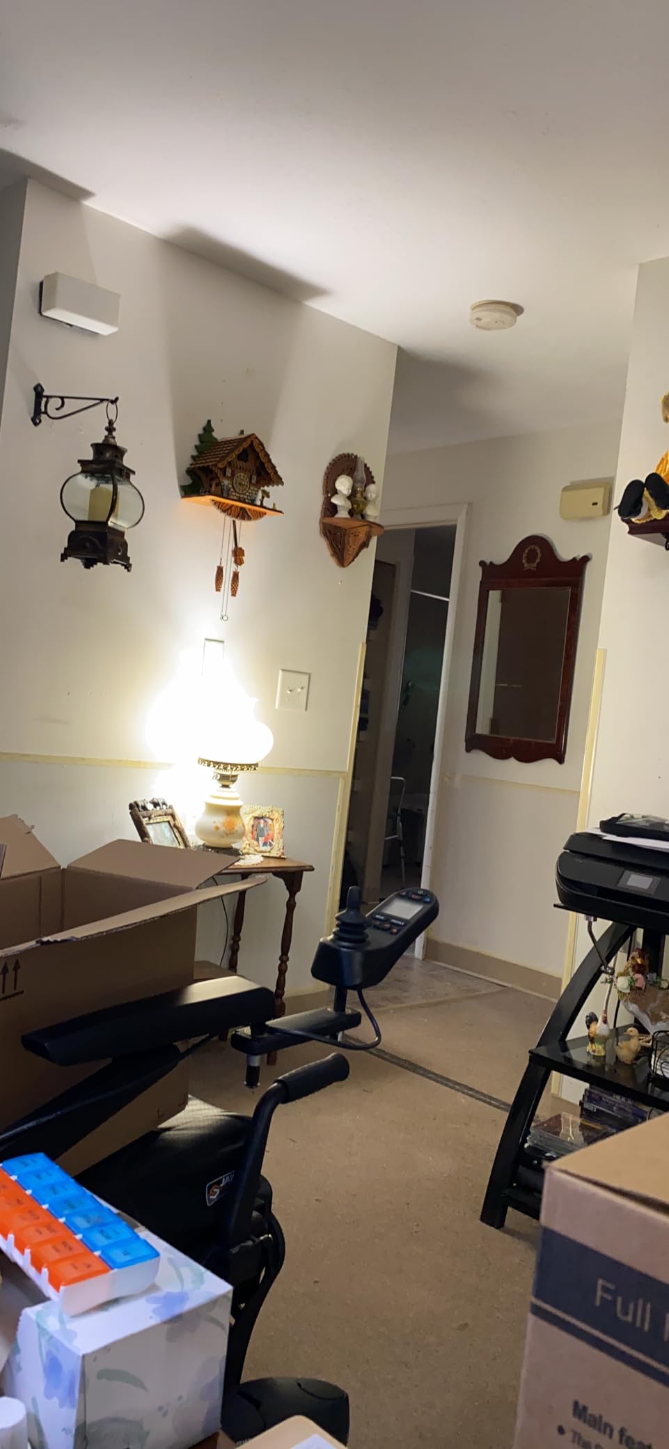 Kintrot Cuckoo Clock for Wall: A Happy Family with a Cute Puppy | Traditional Black Forest Chalet Wooden Clock with Singing Bird and Playing Melodies customer photo 2