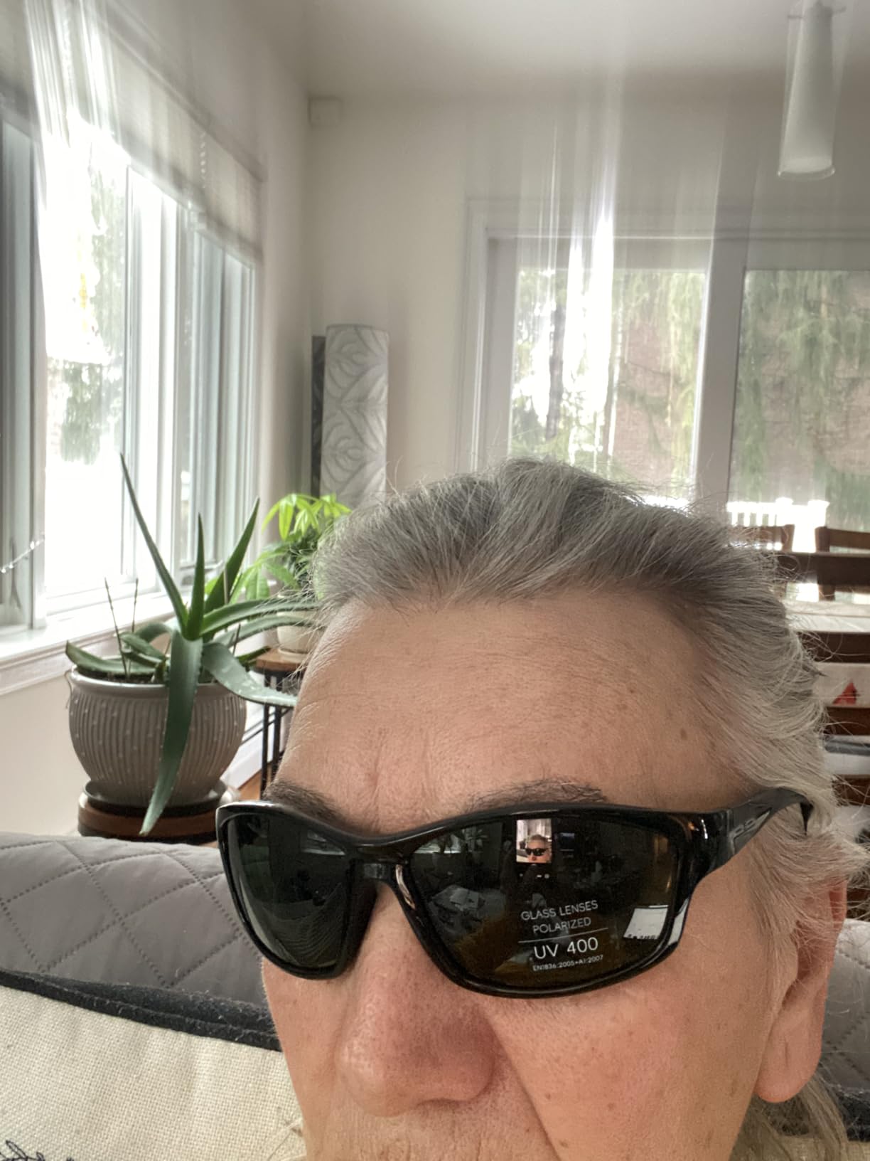 BNUS Polarized Corning Glass Lens Sunglasses for Men Fishing & Driving | Durable scratch-resistant lenses, wrap-around no-paint frame, great for running, cycling & all-day wear customer photo 1