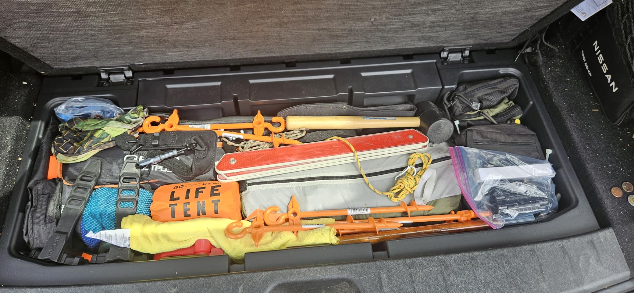 Go Time Gear Survival Life Tent - 2 Person Mylar Emergency Shelter Tube Tent with Paracord and Whistle customer photo 2