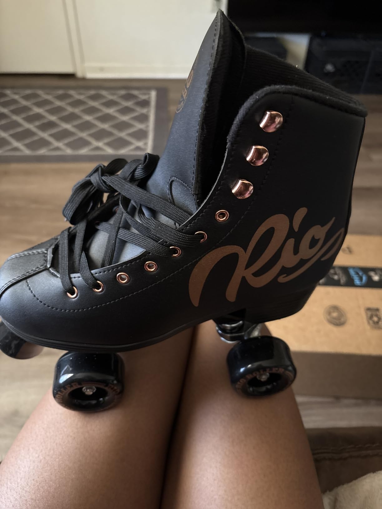 Rio Roller Rose Roller Skates - Unisex - Indoor/Outdoor Quad Skates customer photo 2