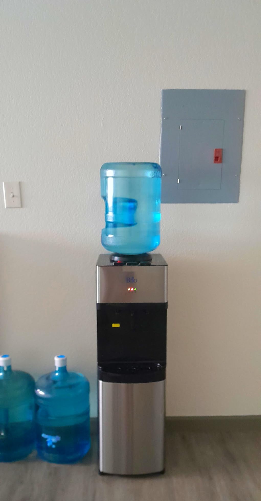 Brio Limited Edition Top Loading Water Cooler Dispenser - Hot & Cold Water, Child Safety Lock, Holds 3 or 5 Gallon Bottles - UL/Energy Star Approved customer photo 1