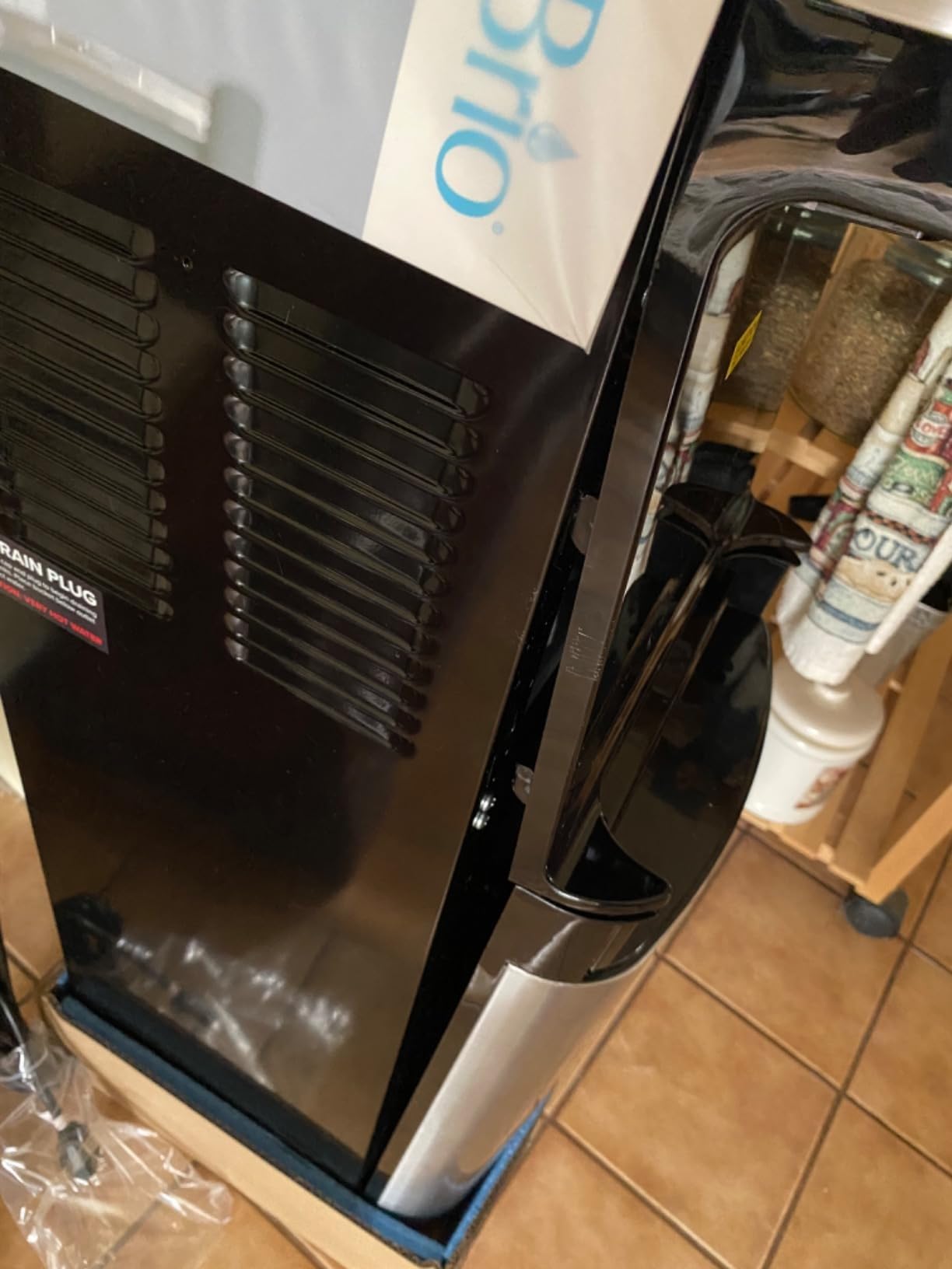 Brio Limited Edition Top Loading Water Cooler Dispenser - Hot & Cold Water, Child Safety Lock, Holds 3 or 5 Gallon Bottles - UL/Energy Star Approved customer photo 2