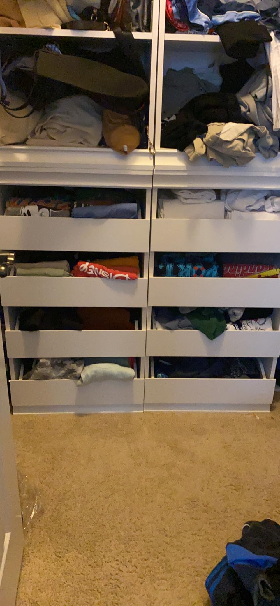 ClosetMaid Modular Storage Unit with 4 Drawers, Wood Closet Organizer, Stacking, Full Backer, Storage, Decorative Trim, White customer photo 1