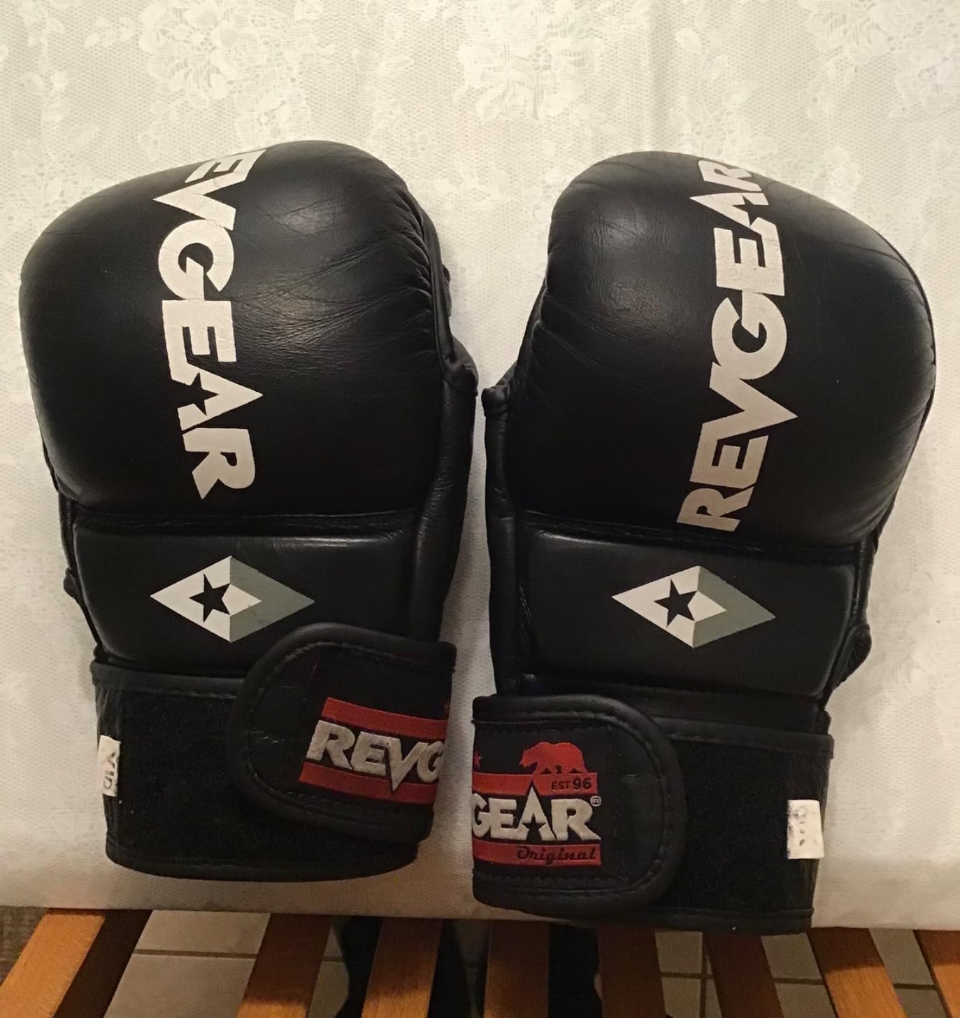 Fairtex FGV18 MMA Boxing Gloves, Leather Muay Thai Martial Arts Training | Full-grain hide with breathable mesh lining. Double-stitched wrist strap balances weight for bag drills and fitness routines customer photo 2