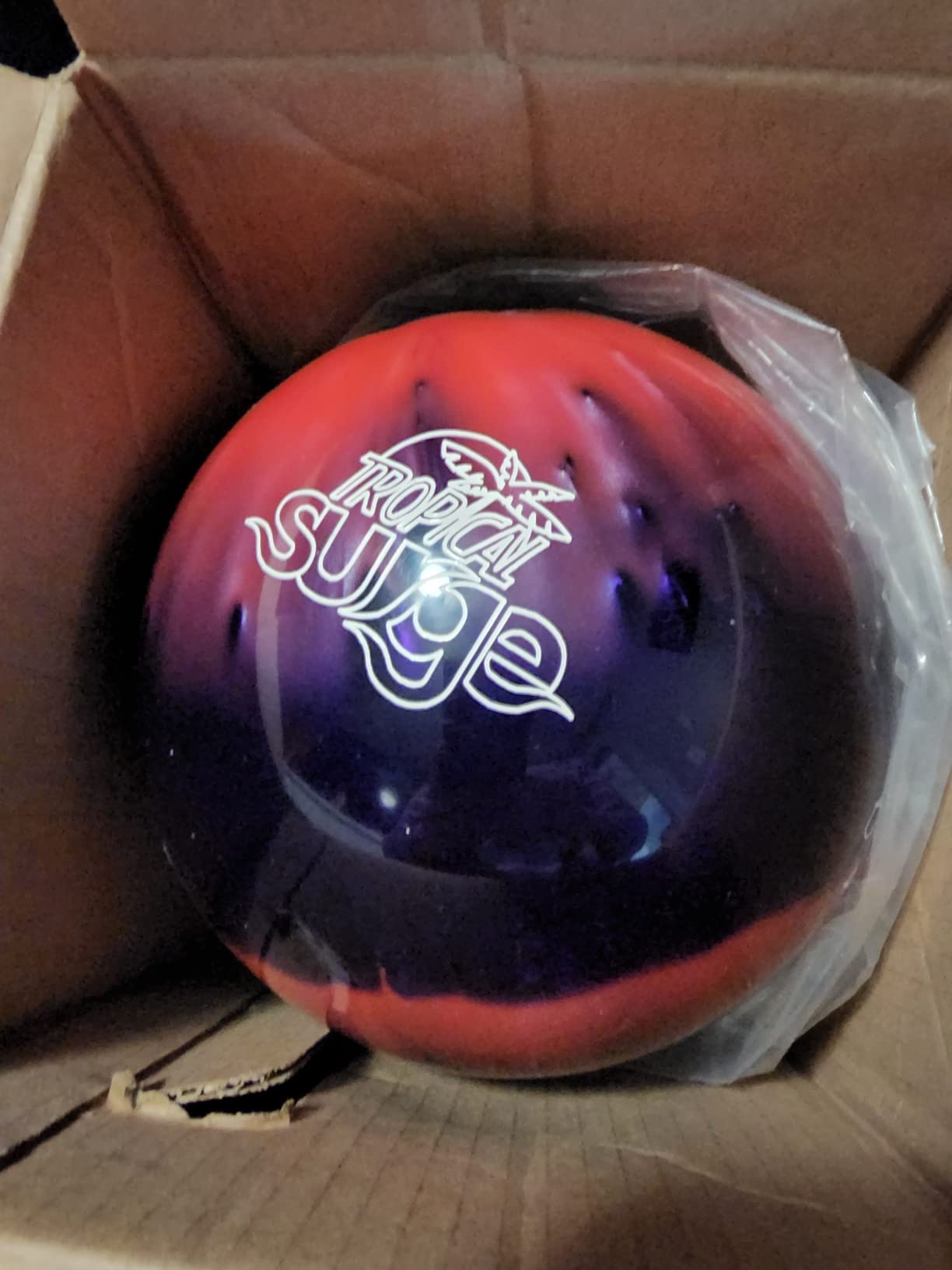 Storm Tropical Surge Bi-colored Recreational Bowling Ball customer photo 2