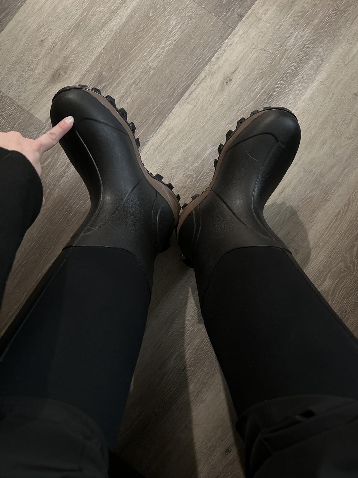 Rubber Neoprene Boots for Men and Women, Waterproof Rain Boot customer photo 1