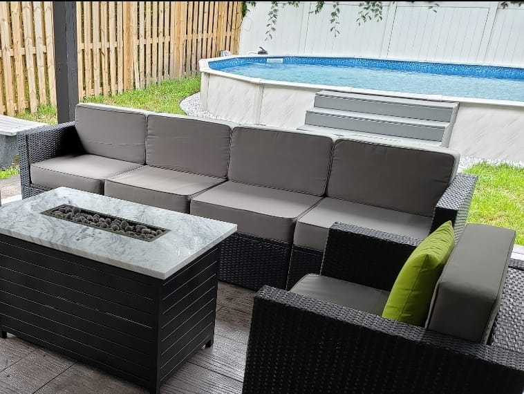 Lake Effect Pools 'Meadows' 15 ft x 24 ft Oval Above Ground Swimming Pool | 52 Inch Steel Side Walls | Kit Includes: 25 Gauge Overlap Liner & Widemouth Skimmer customer photo 2
