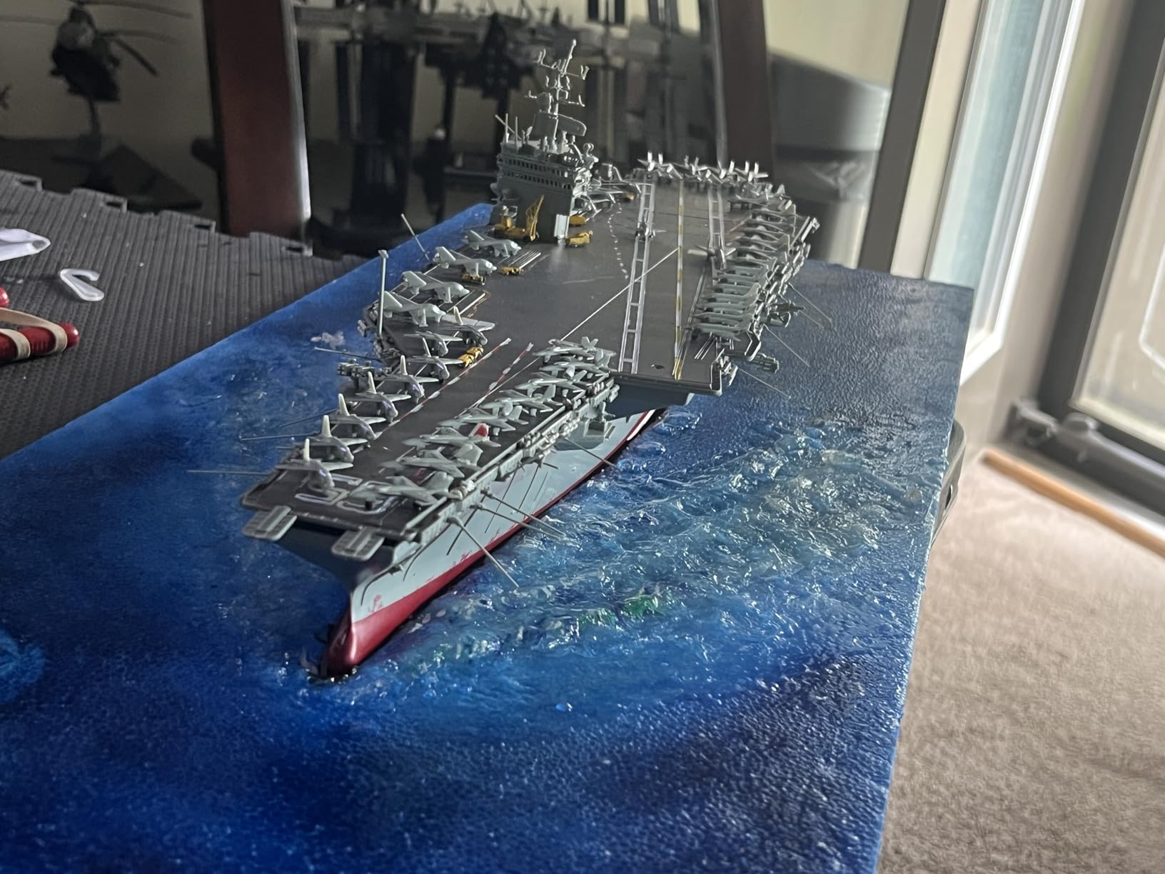 Academy USS Enterprise CVN-65 Aircraft Carrier Plastic Model Kits 1/600 Scale customer photo 1