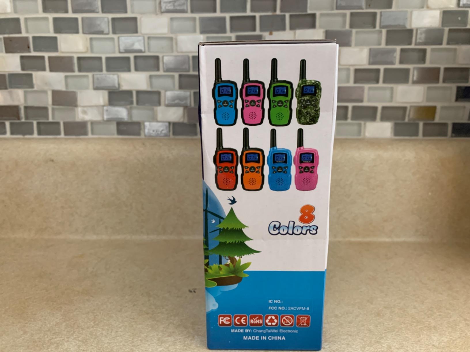 Wishouse Walkie Talkies for Kids 4 Pack, Family Walky Talky Radio Long Range customer photo 1