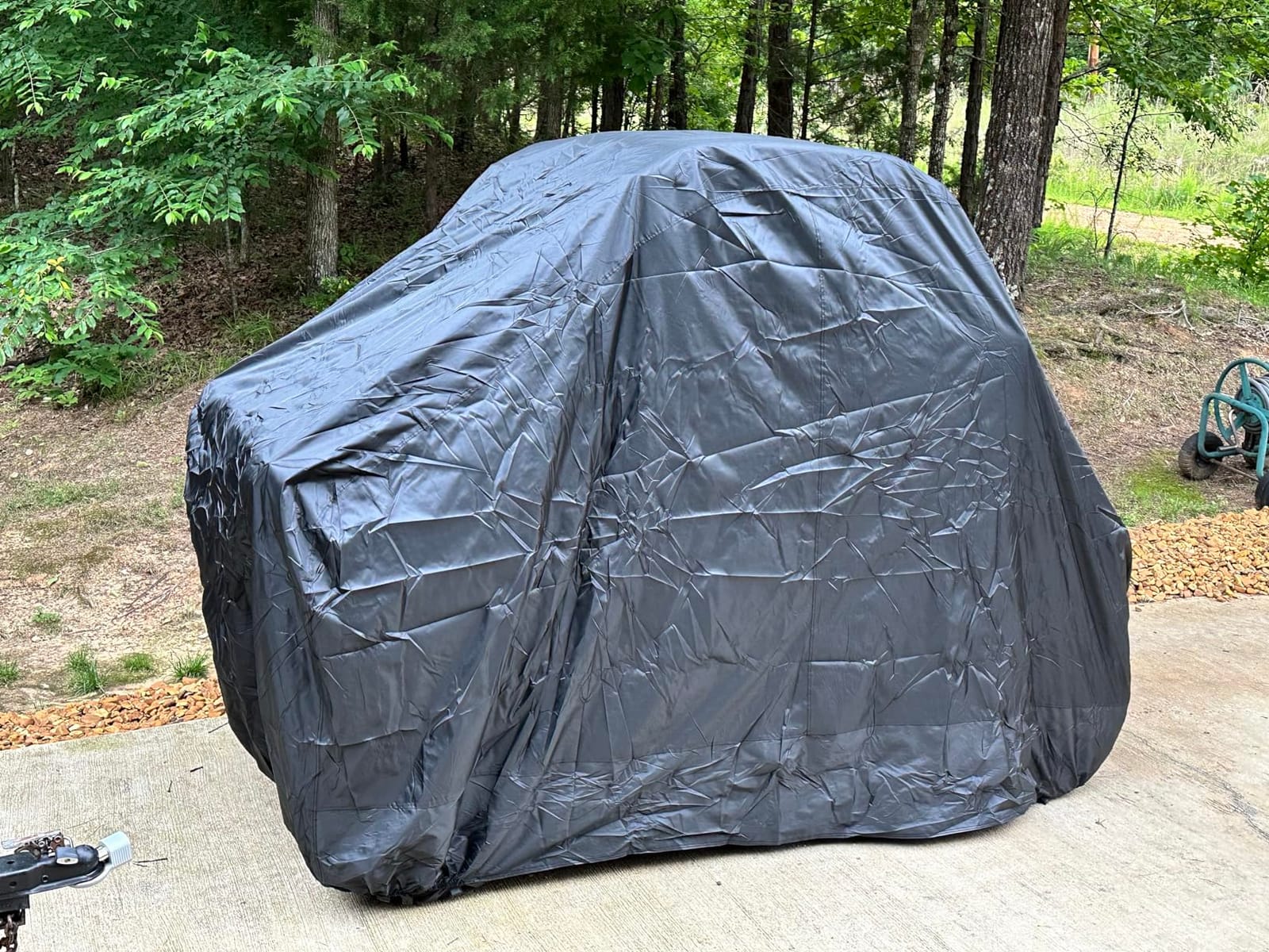 NEVERLAND UTV Cover Heavy Duty 300D Waterproof Outdoor Storage 2-3 Seater | Side by Side Cover with Windproof Straps, Elastic Bottom for Polaris Ranger Honda Pioneer Yamaha Kawasaki Mule 114x65x73 in customer photo 1