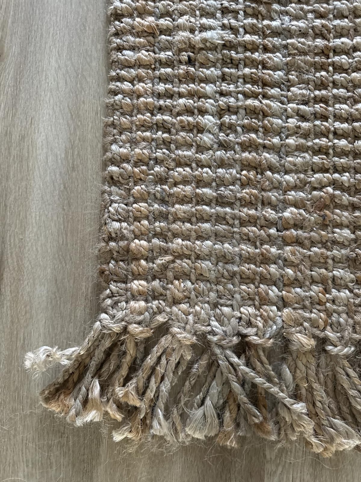 JONATHAN Y Handwoven Jute Fringe Natural Indoor Area Rug, 8x10, Pata, Bohemian, Rustic, Cottage, Easy-Cleaning for Living Room, Bedroom, Kitchen, Non-Shedding customer photo 2