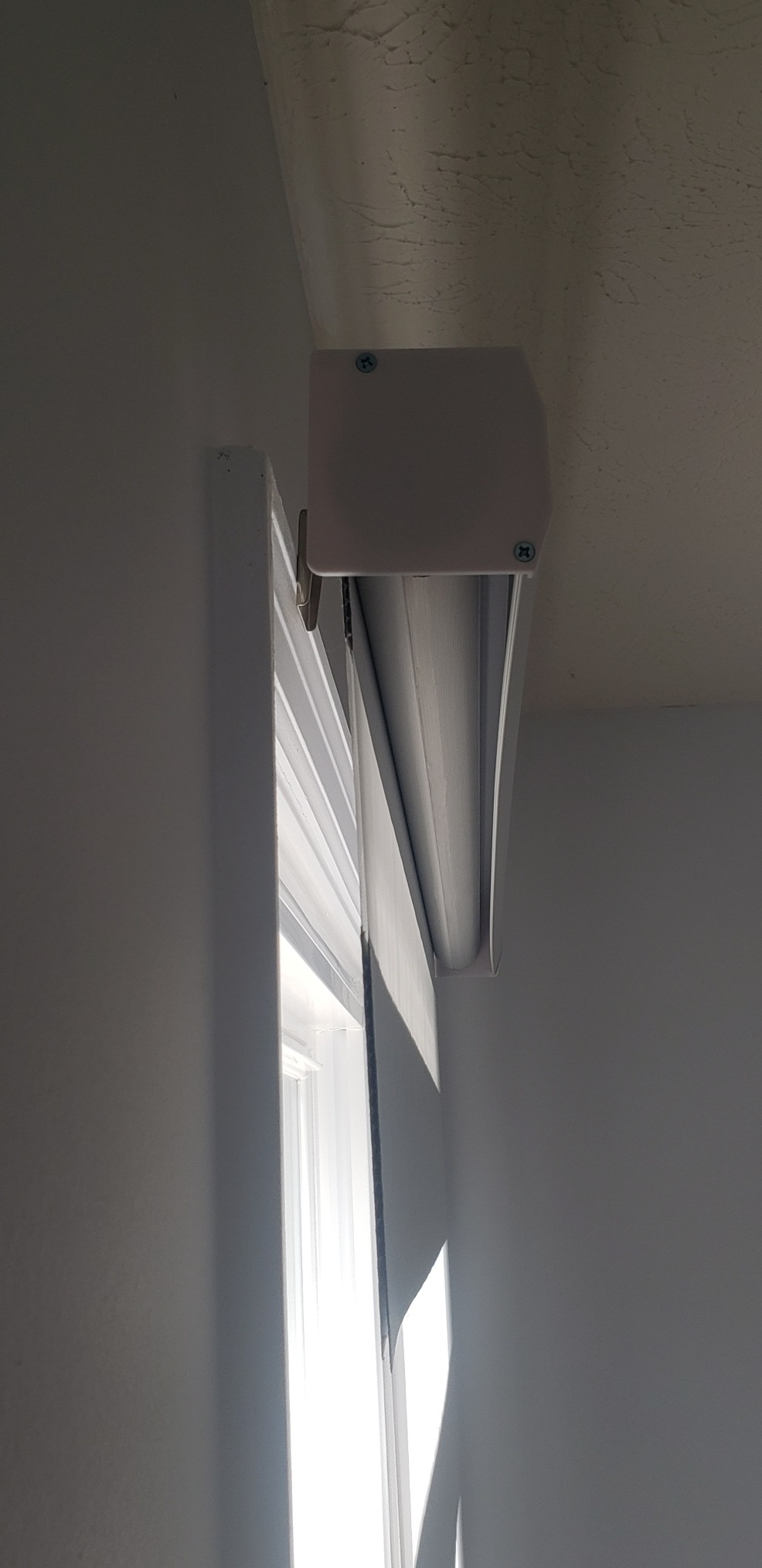Graywind Motorized Zebra Blinds for Windows, Blackout Smart Blinds with Remote Control, Dual Layer Custom Zebra Shades Work with Alexa, Google Home, Apple Homekit, Classic White customer photo 1
