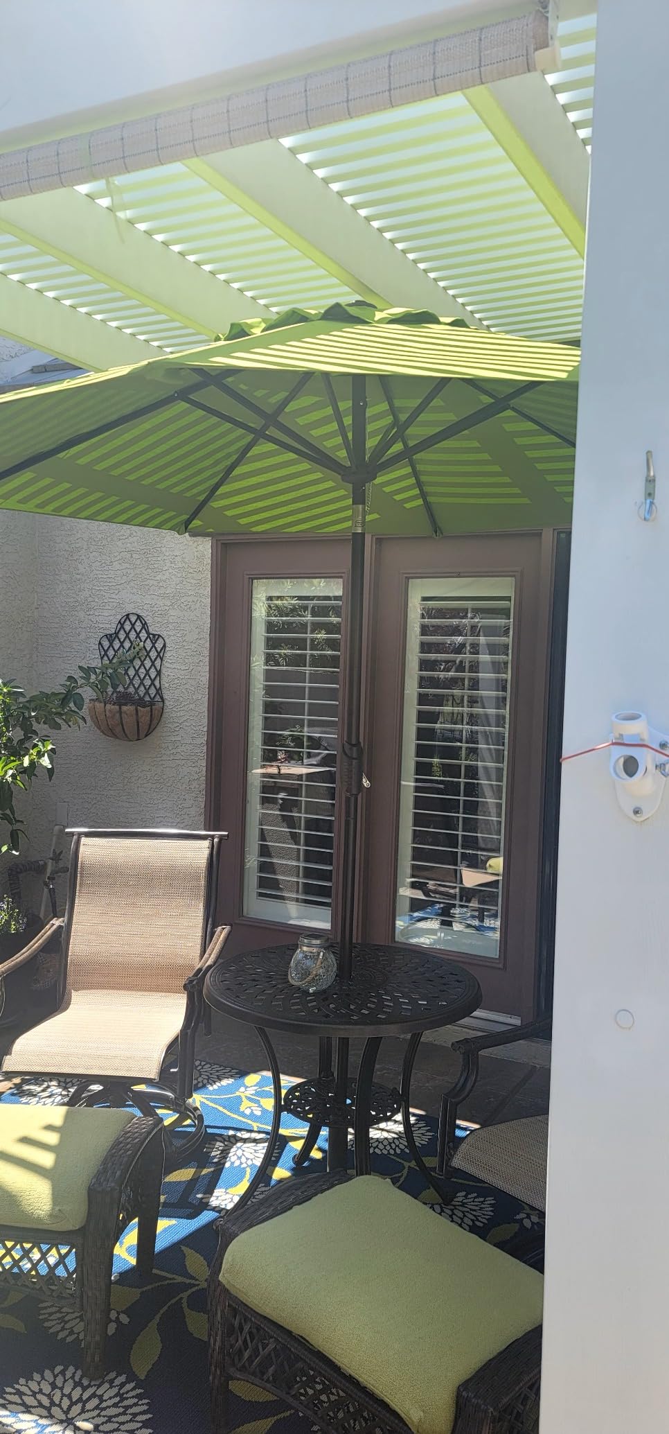 EliteShade USA 10-Year-Non-Fading 9Ft Market Patio Umbrella, UPF 50+ UV Protection Performance Sun Umbrella, Heavy Duty Commercial Grade Outdoor Table Umbrella with Crank & Tilt, Windproof Vented Top customer photo 1