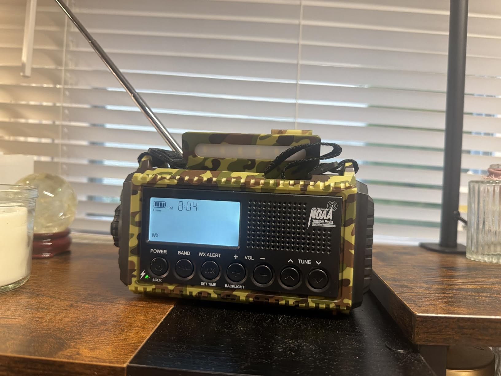 NOAA Weather Radio, Hand Crank Emergency Radio Solar Battery Operated AM FM | Portable Radio with AM/FM Shortwave, Flashlight, USB Charger, Headphone Jack, SOS Alert for Home Outdoor Survival Hurricane customer photo 2