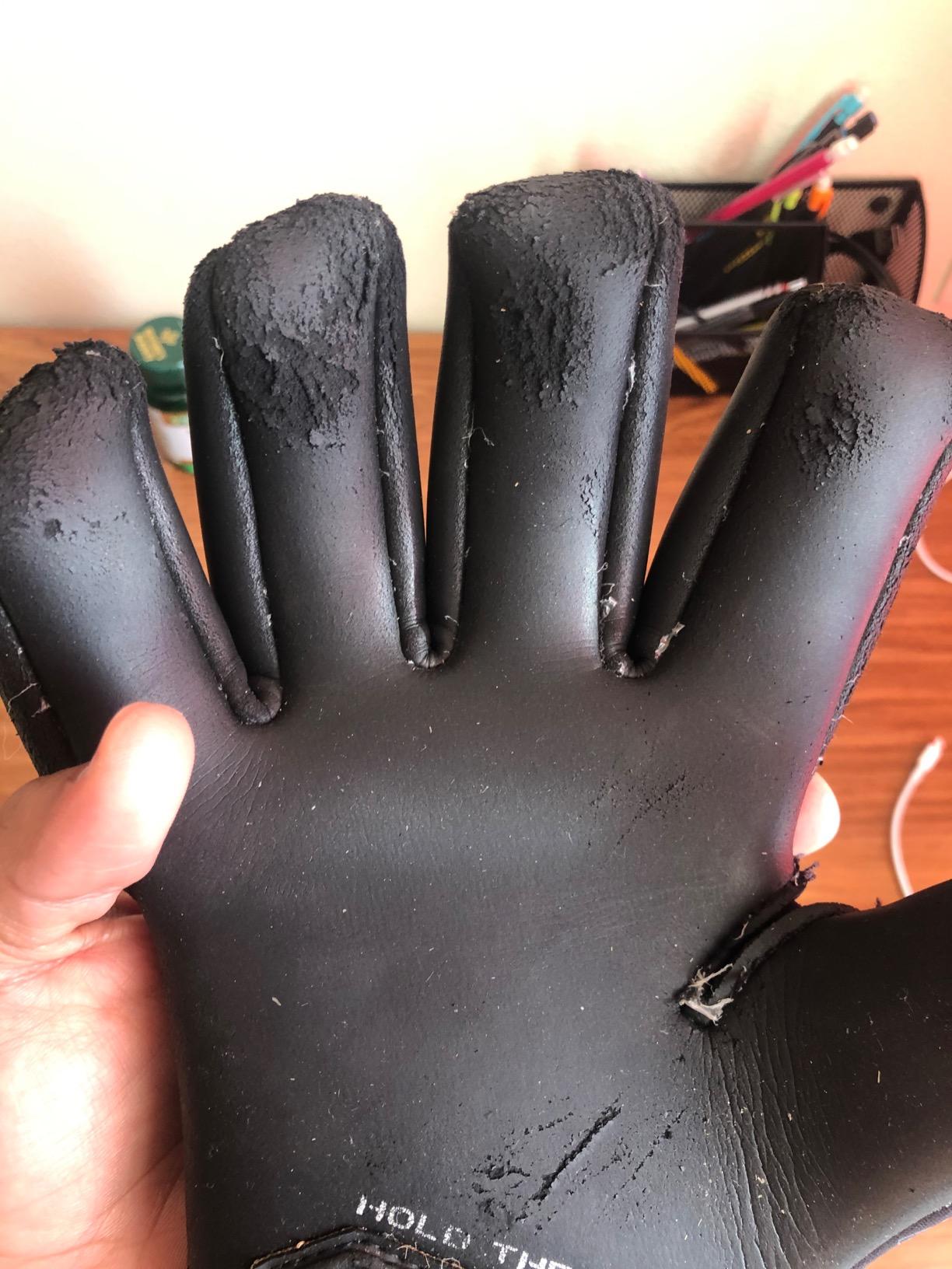 Renegade GK Helix Pro Soccer Goalie Gloves - No Fingersaves - Adult & Youth (Sizes 7-12, Level 5) 4+3MM EXT Contact Grip | Max Grip & Comfort | Goalkeeper Gloves for Elite Play customer photo 1