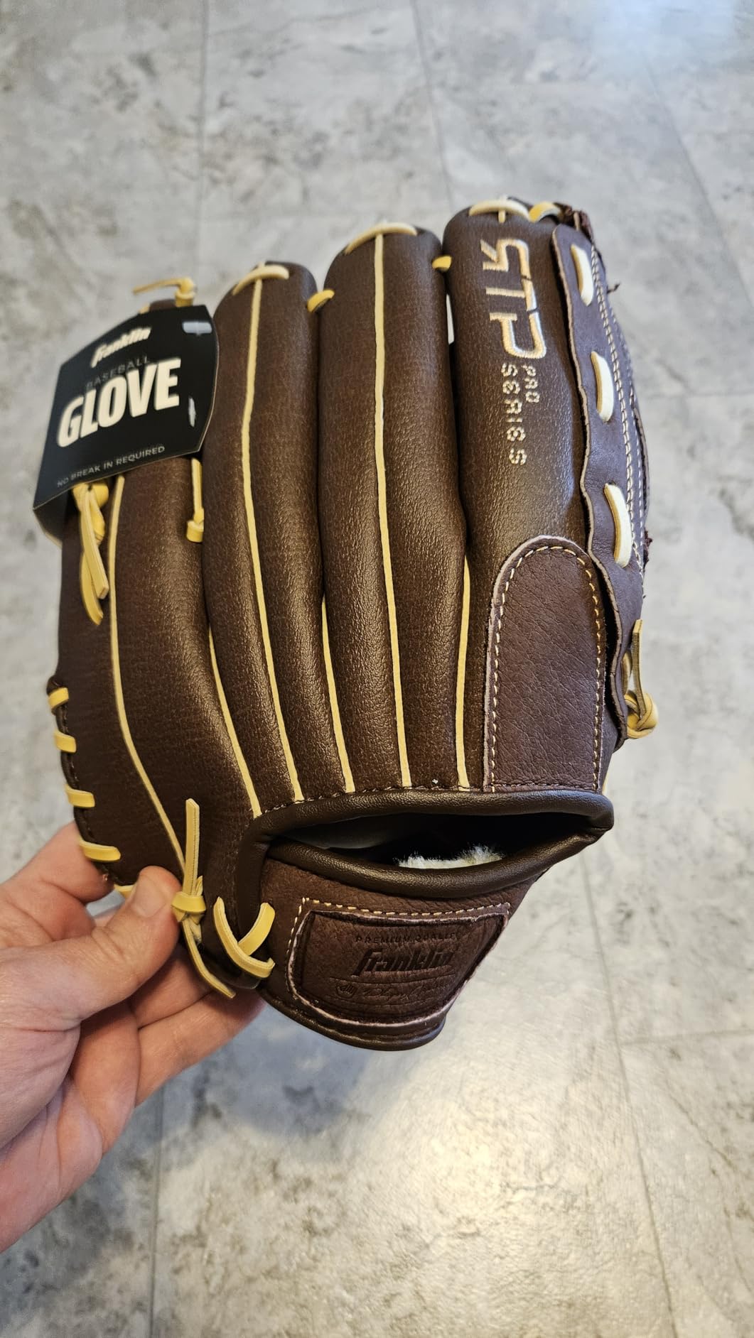 Franklin Sports Baseball Gloves - RTP Pro Adult + Kids Baseball Mitt - Outfield + Infield Gloves customer photo 1