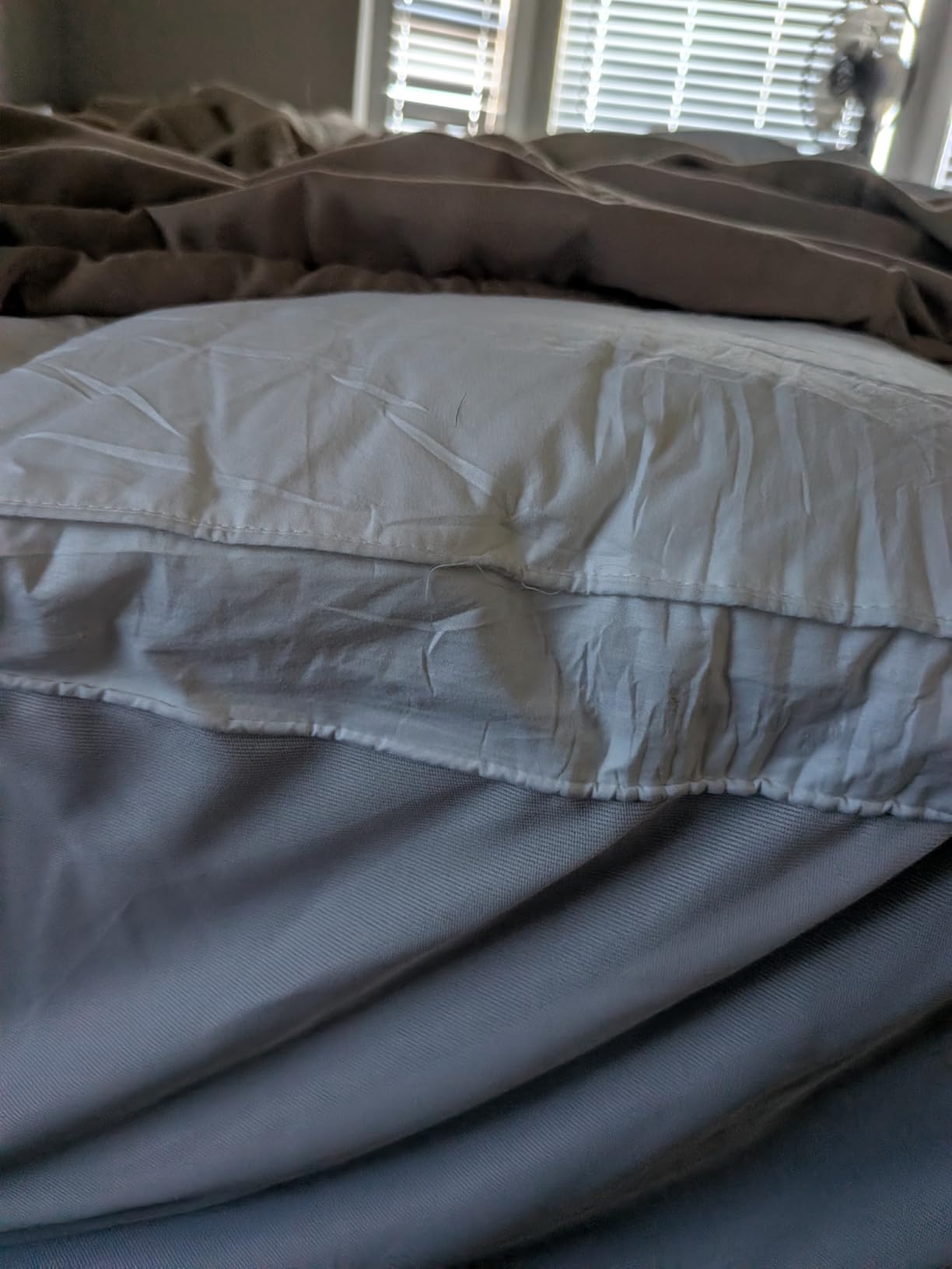 COONP Queen Mattress Topper, Cotton Extra Thick Pillow Top Mattress Pad | 100% Cotton Top Bed Topper Protector, Cooling Mattress Cover for Back Pain, Soft Breathable for Hot Sleeper, White customer photo 2