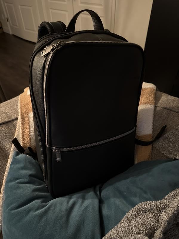 Samsonite Classic Leather Slim Backpack customer photo 1