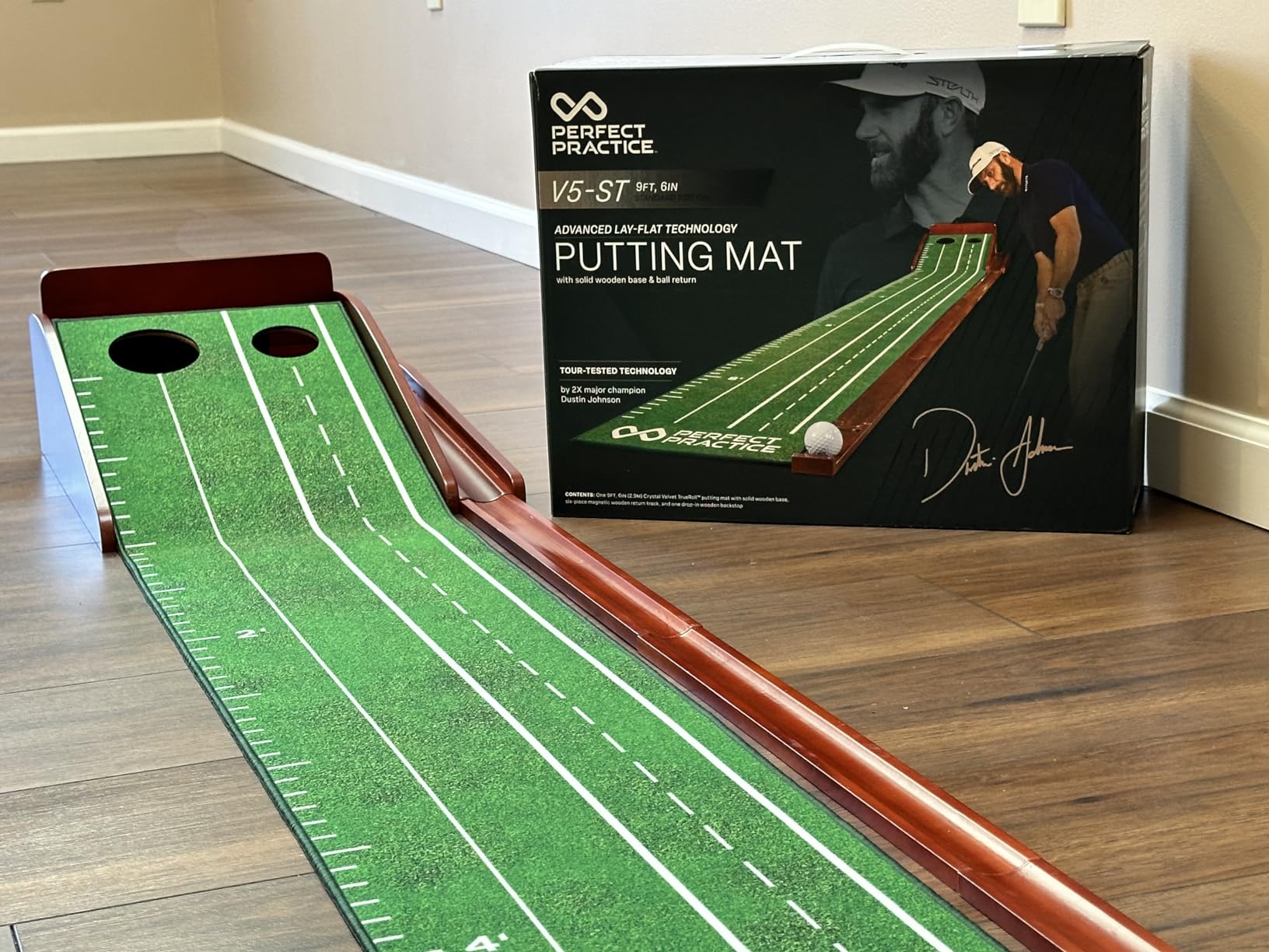 Perfect Practice Standard 9' Putting Mat - Indoor Putting Green, Golf gifts customer photo 1
