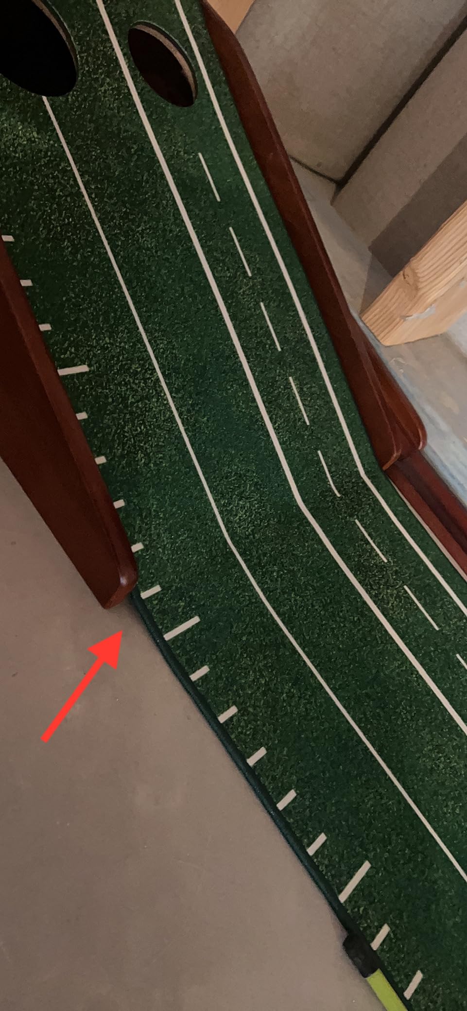 Perfect Practice Standard 9' Putting Mat - Indoor Putting Green, Golf gifts customer photo 2