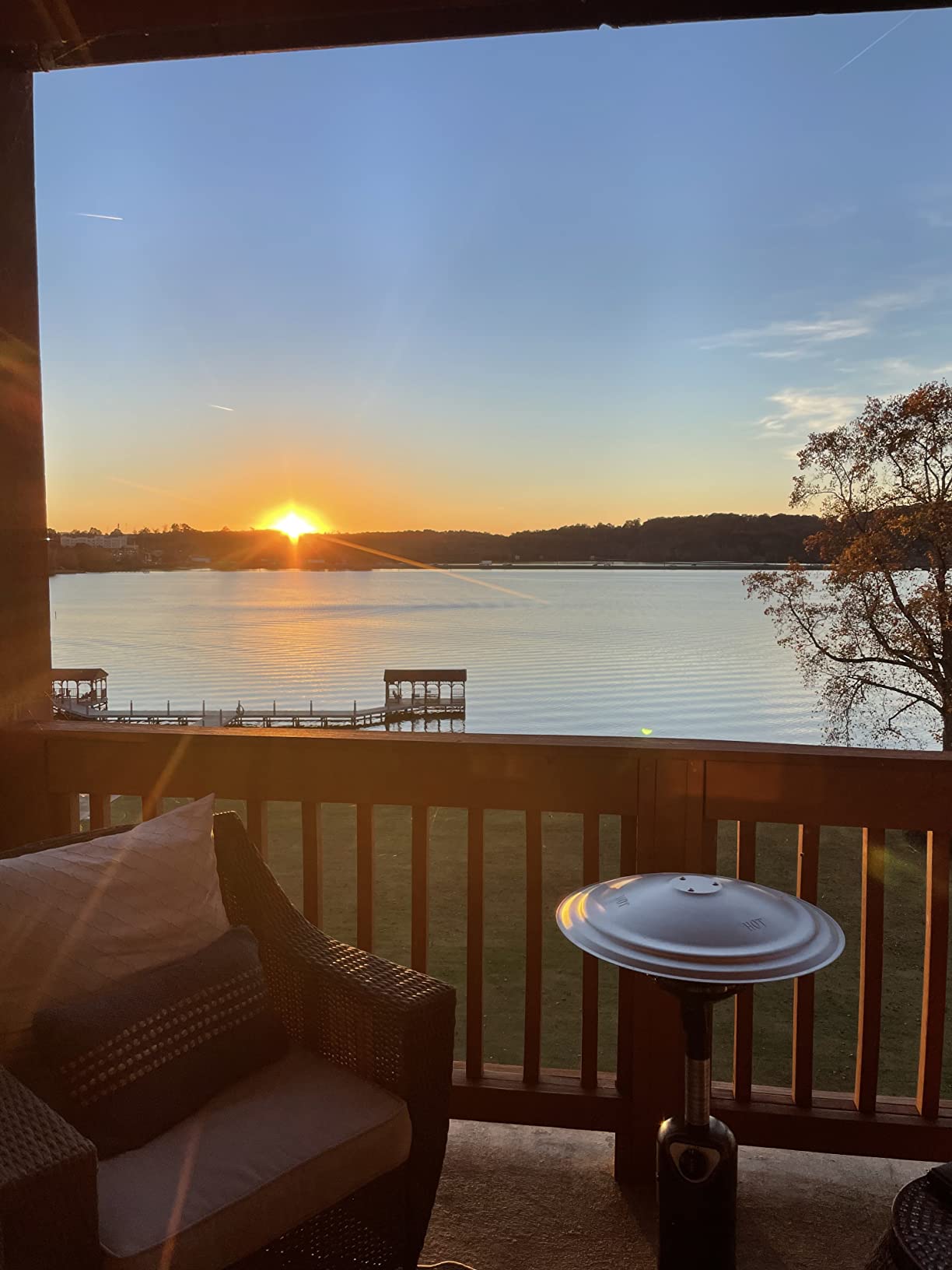 BALI OUTDOORS Portable Patio Heater | Outdoor Propane Table Top Heater, Bronze customer photo 2