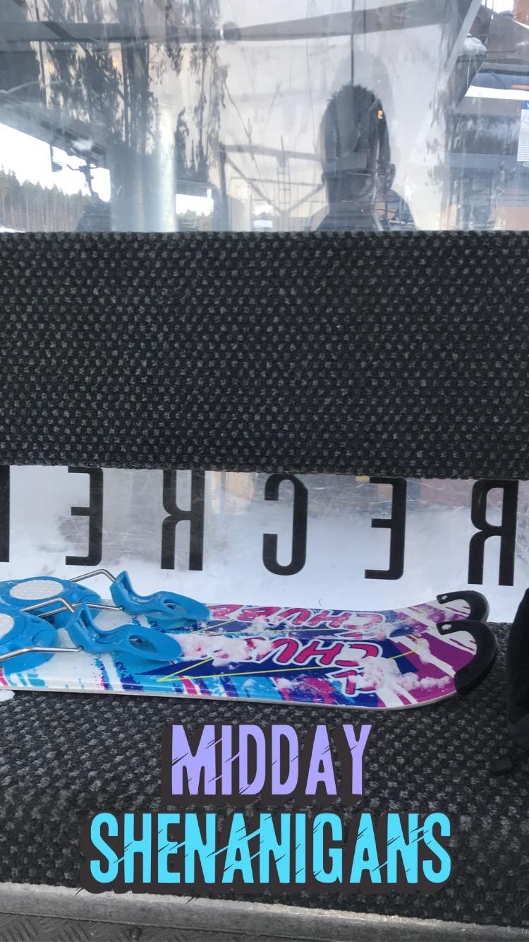 5th Element 99cm Ski Blades, Ski Boards, Snowblades | Adjustable Non-Release Bindings -Twin Tip Freestyle Mini Skis Short Skis - for Tricks, All Mountain customer photo 2