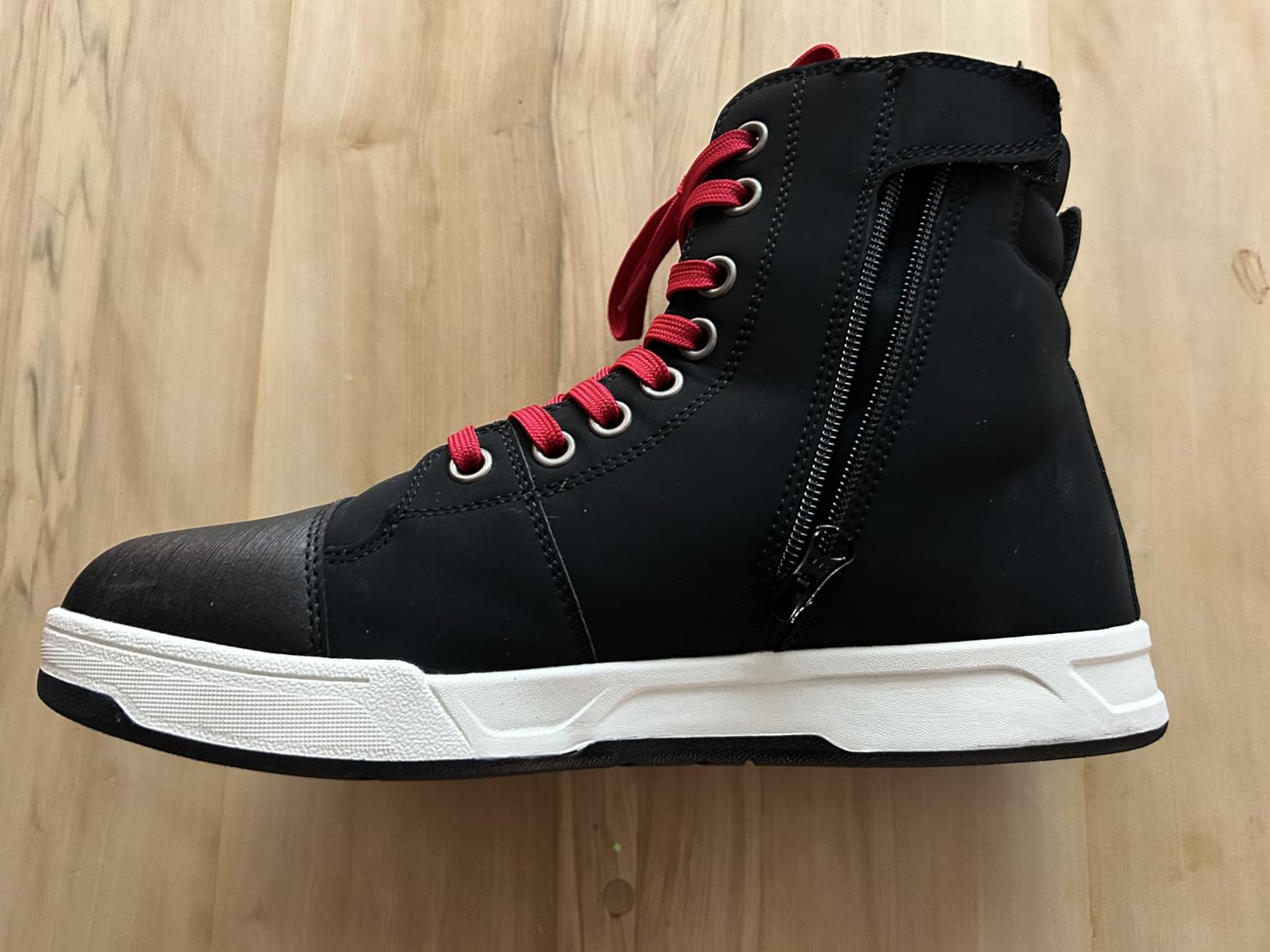 BORLENI Motorcycle Riding Shoes for Men Road Street Motocross Boots | Casual Breathable, Biker Shoes men, Protective Riding Boots Model: XZ001 customer photo 2