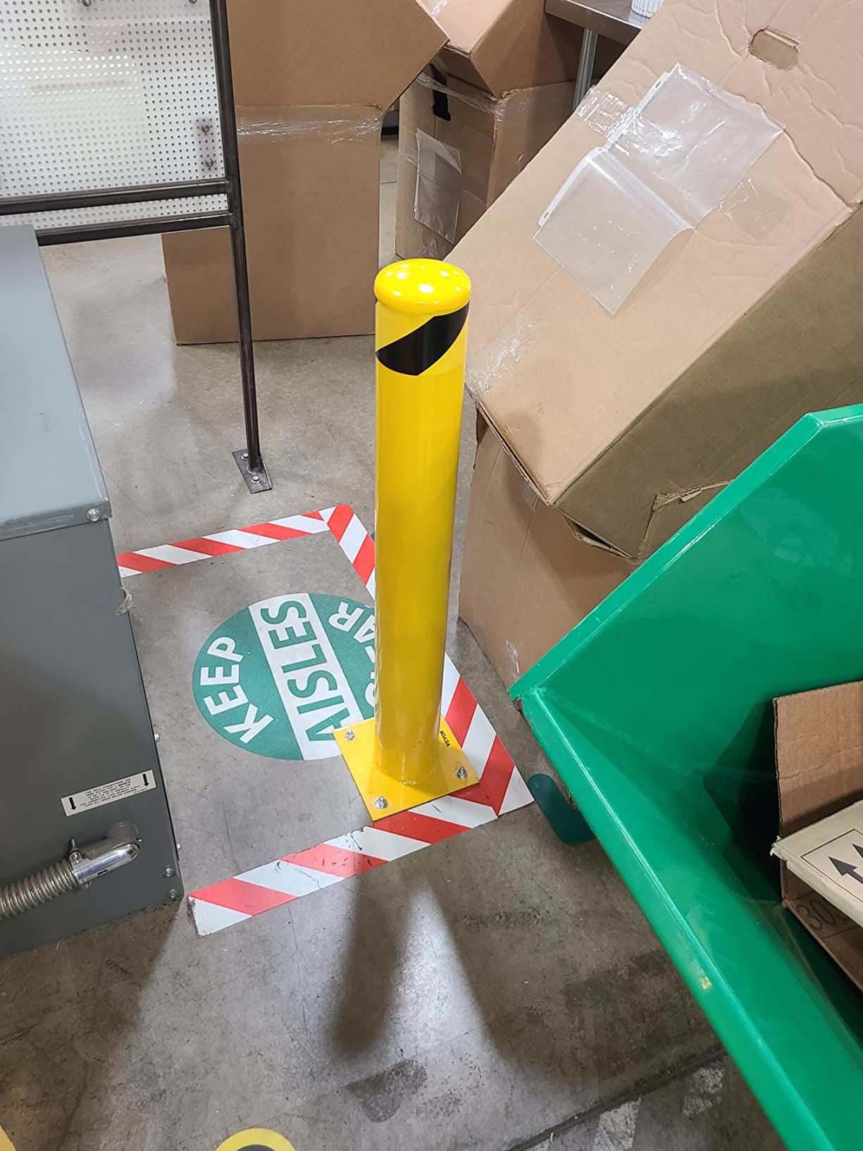 BestEquip Safety Bollard 36-4.5 Safety Barrier Bollard 4-1/2