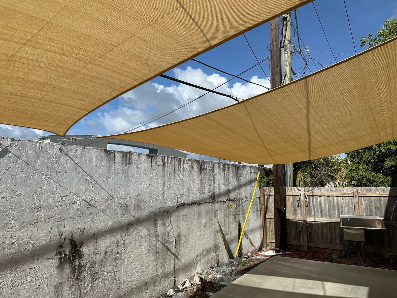 Artpuch Sun Shade Sail 16'X20' Sand Rectangle | Curved Edges, Commercial Grade 185GSM, Permeable Sunshade, Outdoor Canopy for Deck, Backyard, Patio, Custom Size Available customer photo 1