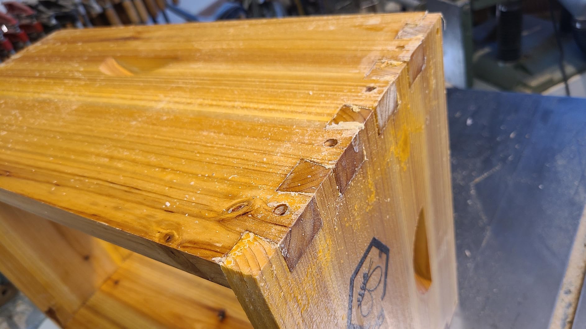 BeeCastle 8 Frame Langstroth Bee Hive Coated with Beeswax Includes Beehive Frames and Waxed Foundations (1 Deep Box & 1 Medium Box) customer photo 2