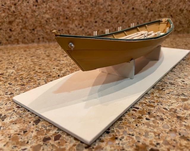 Starter Kit Wooden Ship Model for Adults - Lowell Grand Banks Dory 1:24 Scale - Made in USA customer photo 1