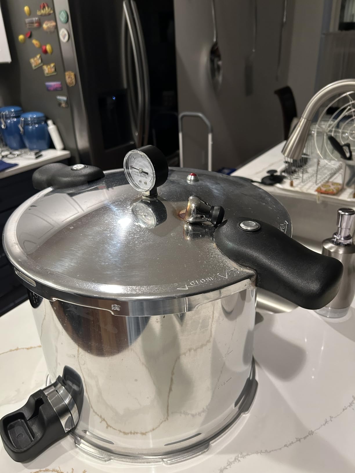 Barton Pressure Canner Release Valve Aluminum Canning Pot Cooker Pot Stove Top with Pressure Gauge Instant Fast Cooking Pot Stewing Locking System (22 Quarts) Meat, Poultry & Vegetables customer photo 2
