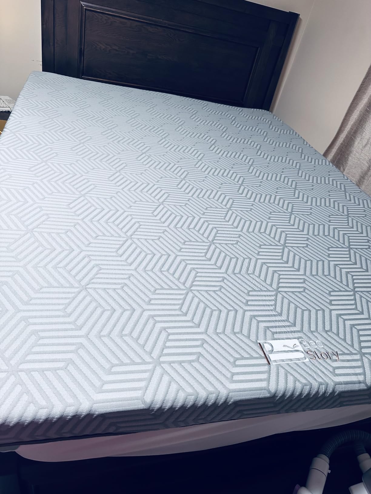 BedStory Firm Mattress Topper Queen - 3 Inch Hard Mattress Topper for Back Pain Relief - High Density Memory Foam, CertiPUR-US Certified customer photo 1