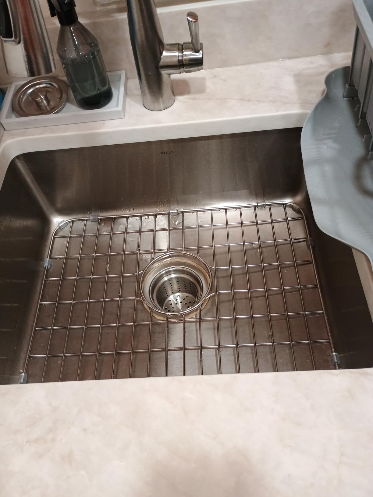 KRAUS Dex 33-inch Undermount 16 Gauge Stainless Steel Single Bowl Kitchen Sink, KA1US33B customer photo 1