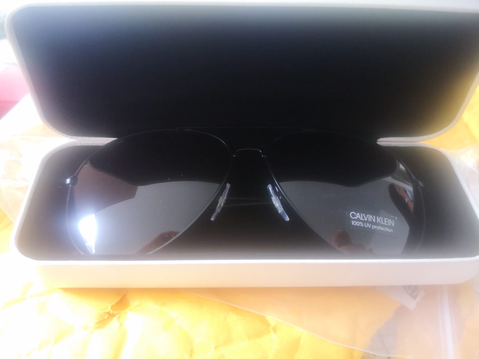 Calvin Klein unisex-adult Ck19314s Aviator Sunglasses customer photo 2