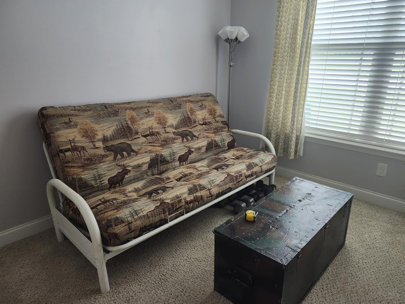 Kodiak Furniture 8 inch Full Size Spring Futon Mattress Replacement, Sleeper Sofa Bed Mattress, Linen Charcoal (Frame Not Included) customer photo 1