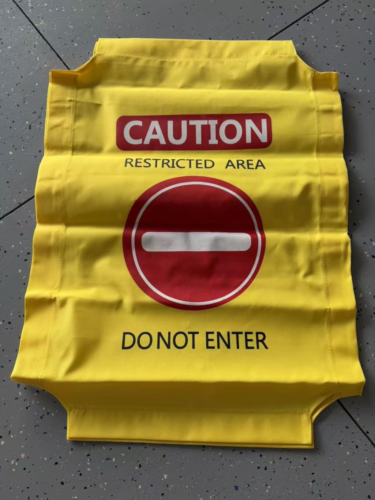 RELIANCER 3-Panel Safety Barricade, 5.8FT Foldable Security Sign Barrier Gate customer photo 1