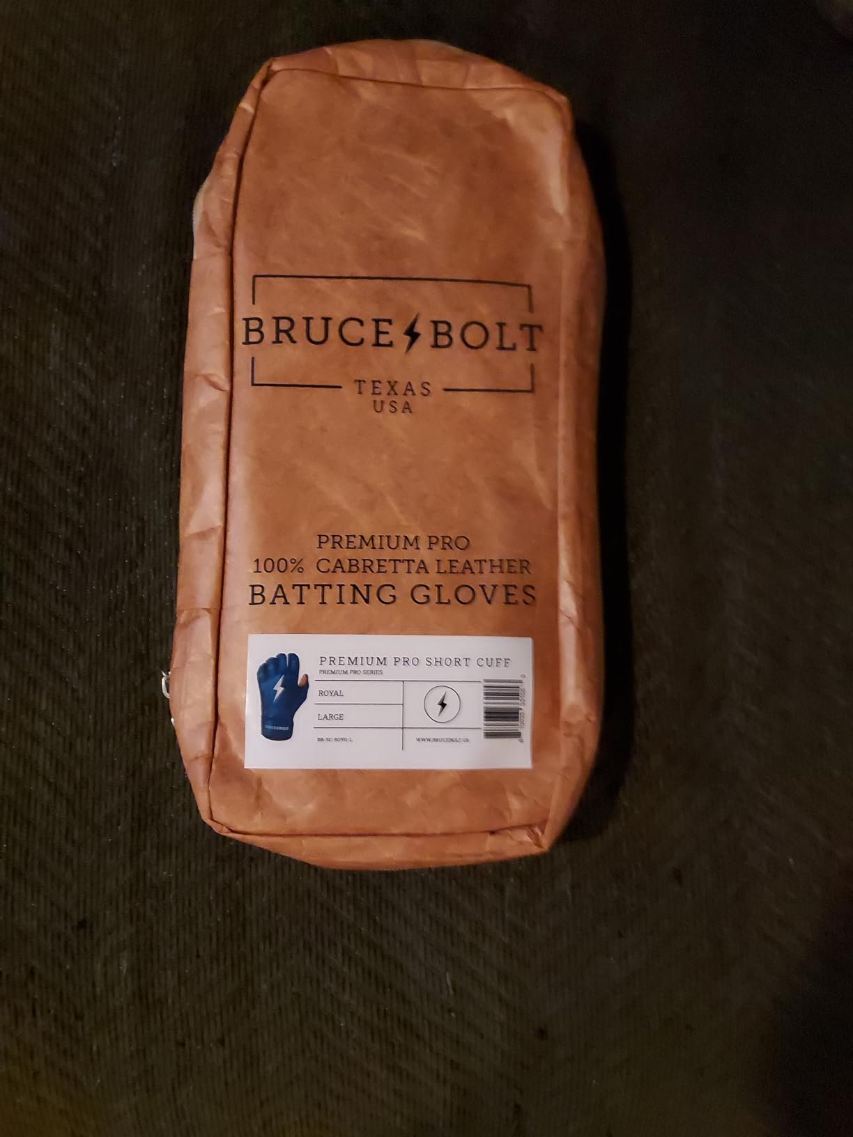 BRUCE BOLT Original Series Short Cuff Batting Gloves - Classic Edition - Adult & Youth Sizes customer photo 2