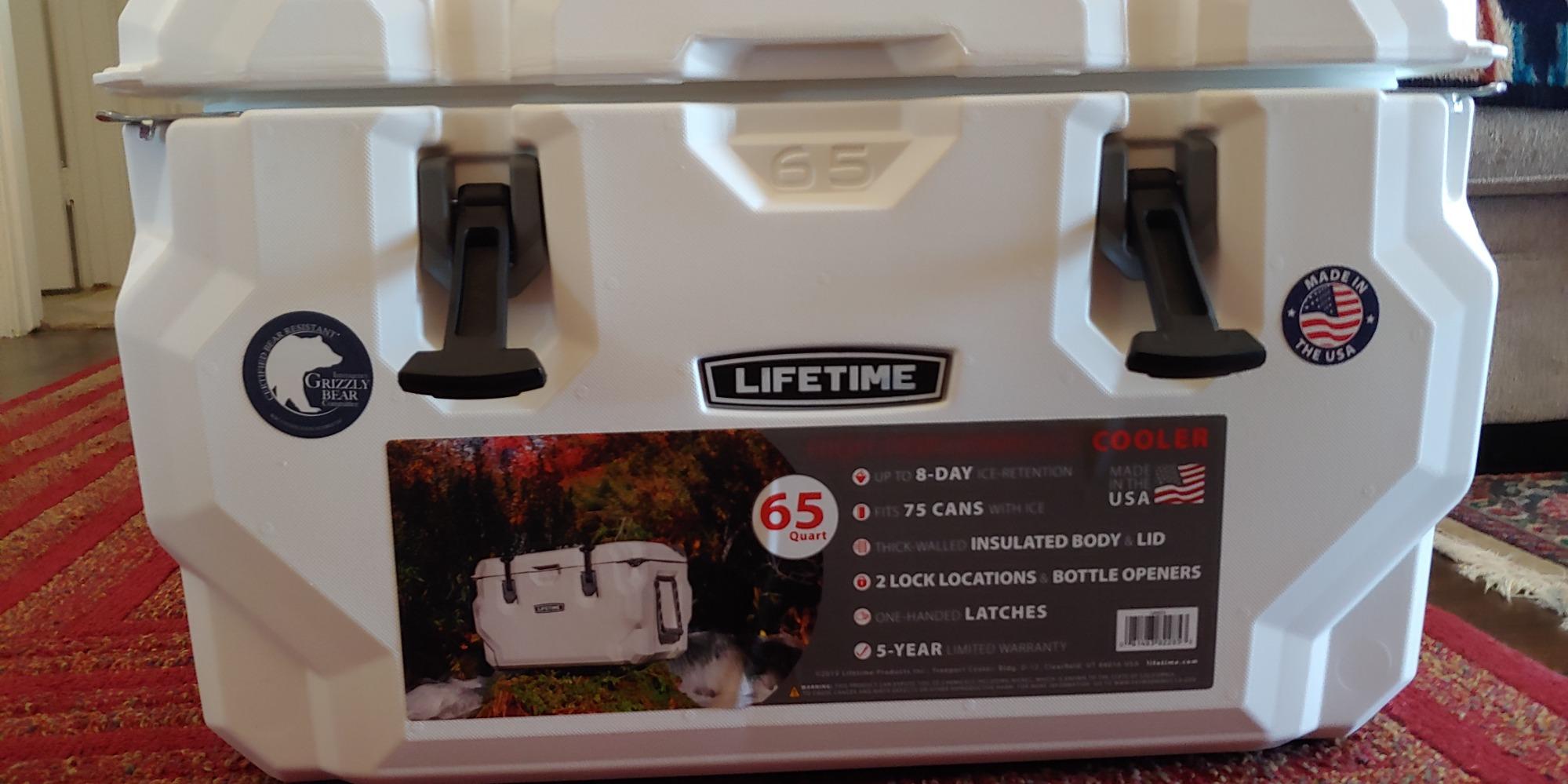 Lifetime Hard Cooler, High Performance Ice Chest customer photo 2